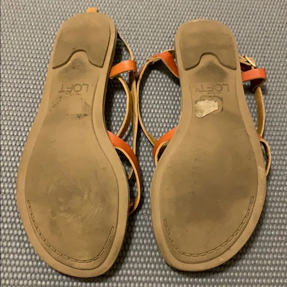 Loft brown leather sandals - Picture 3 of 4